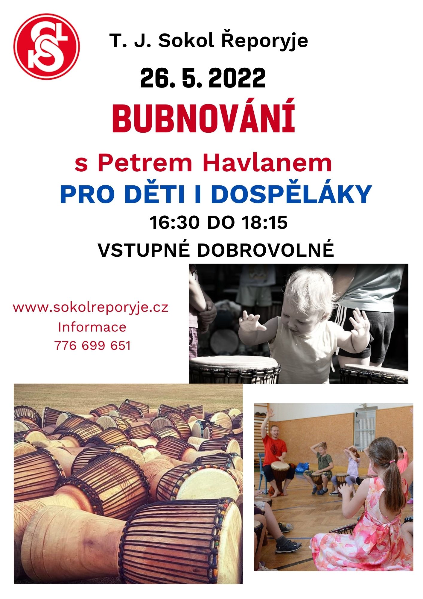 You are currently viewing Bubnování pro malé i velké 26.5. v 16:30